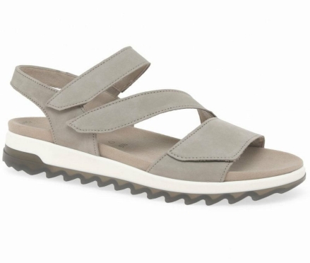 Gabor Verity Strappy Low Korko Sandals Naisten Kiilakorkosandaalit Beige | FI0002184