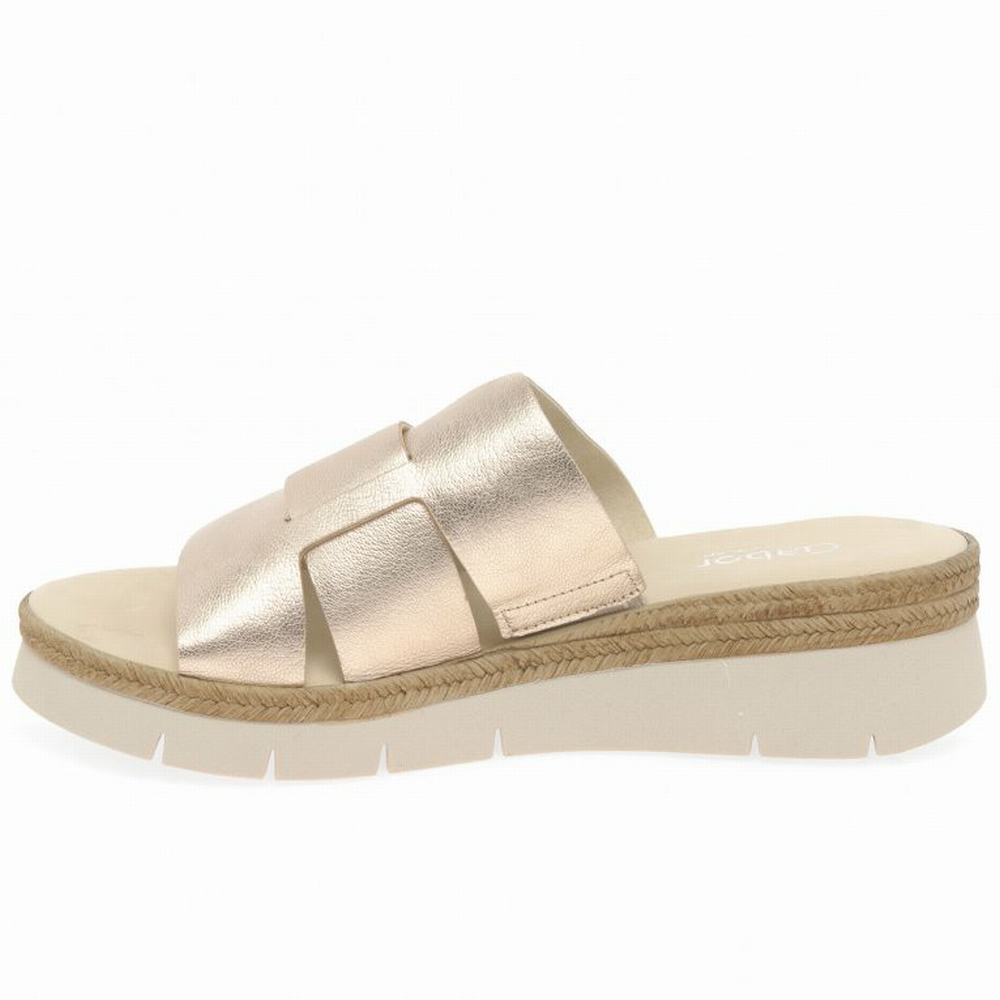 Gabor League Mule Sandals Naisten Kiilakorkosandaalit Sliver | FI0002194