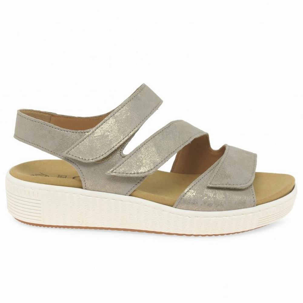 Gabor Marigold Sandals Naisten Kiilakorkosandaalit Sliver | FI0002188