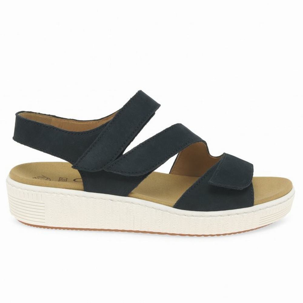 Gabor Marigold Sandals Naisten Kiilakorkosandaalit Laivastonsininen | FI0002189