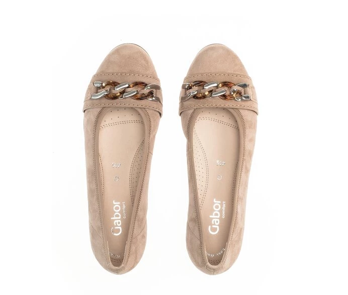 Gabor Naisten Ballerinat Beige | FI0001991