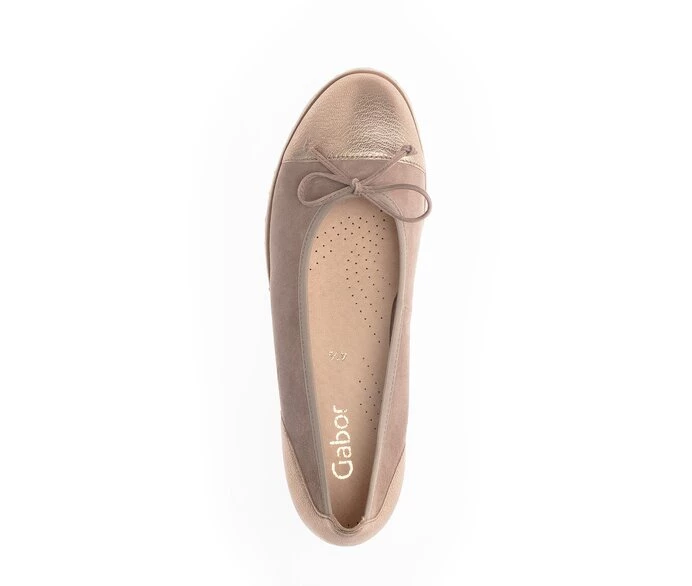 Gabor Naisten Ballerinat Beige | FI0002041