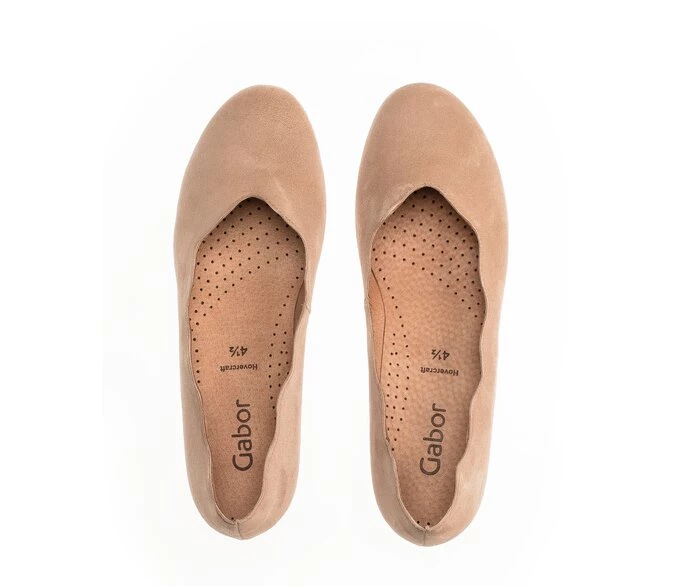 Gabor Naisten Ballerinat Beige | FI0002121