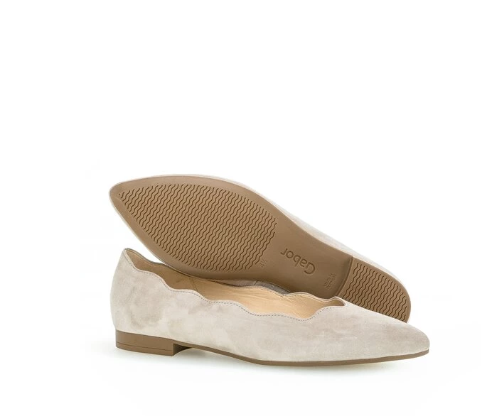 Gabor Naisten Ballerinat Beige | FI0002136