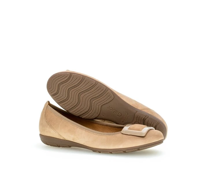 Gabor Naisten Ballerinat Beige | FI0002148