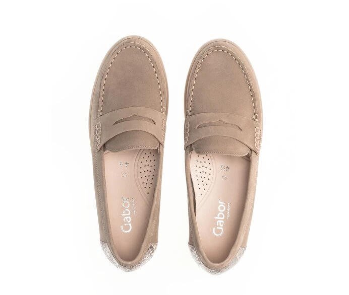 Gabor Naisten Loaferit Beige | FI0001821