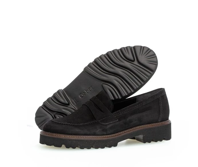 Gabor Naisten Loaferit Mustat | FI0001781