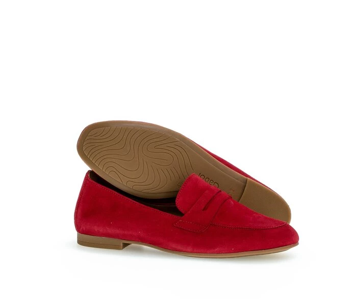 Gabor Naisten Loaferit Punainen | FI0001757