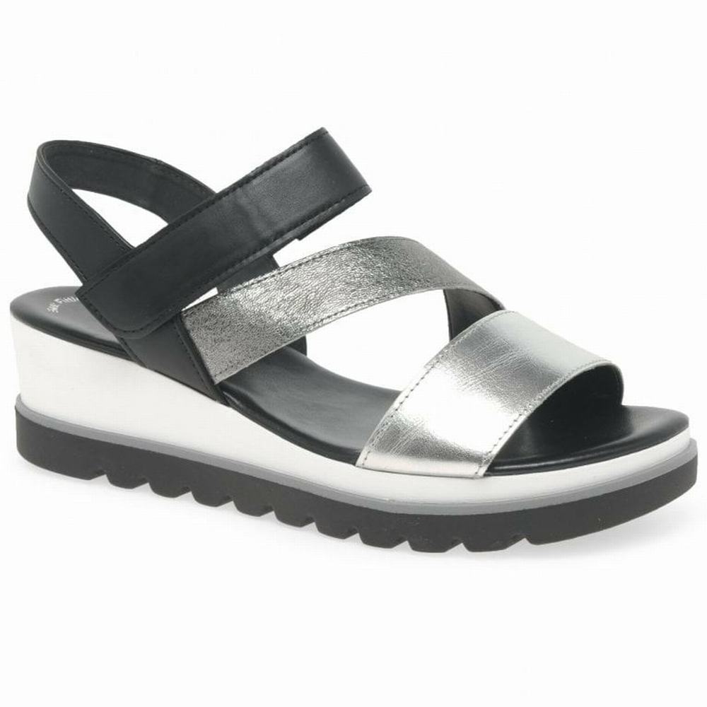 Gabor Yarm Heel Sandals Naisten Kiilakorkosandaalit Mustat | FI0002176