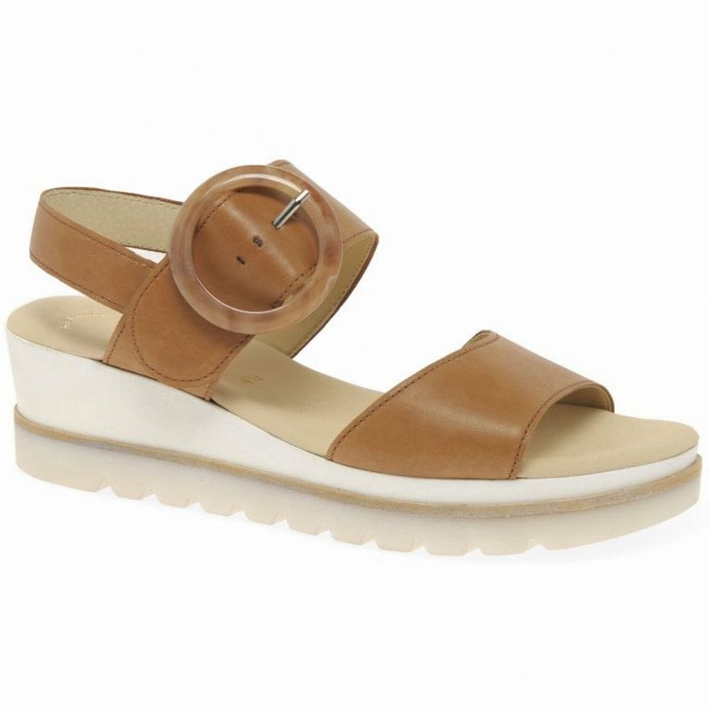 Gabor Yeo Heel Sandals Naisten Kiilakorkosandaalit Ruskea | FI0002181